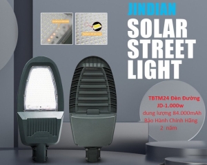 Đèn đường năng lượng mặt trời JINDIAN JD-1000 - Giải pháp chiếu sáng hiệu quả cho mọi công trình