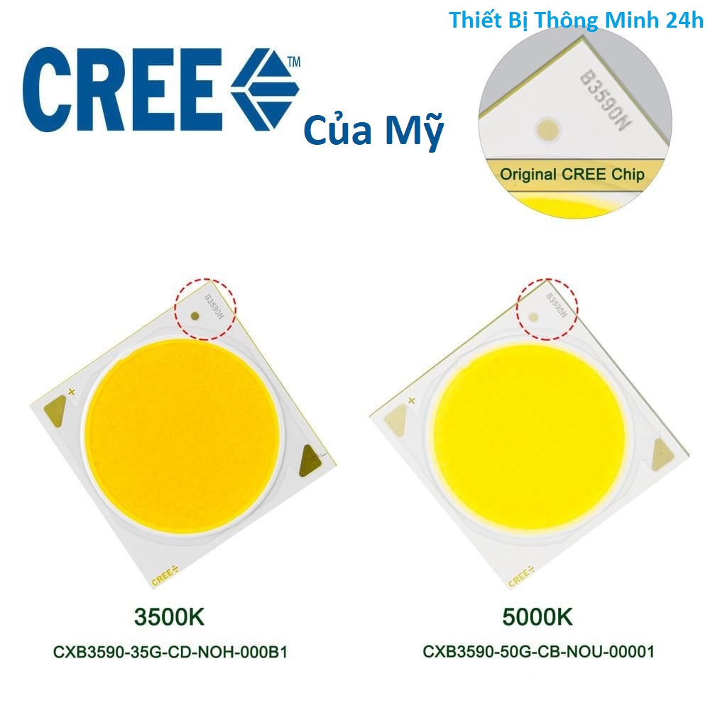 đèn năng lượng mặt trời sử dụng chip led cree của mỹ