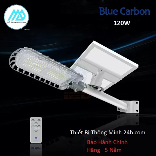 Đèn đường năng lượng mặt trời 120W nhập khẩu  Blue Carbon ( Mỹ ) 