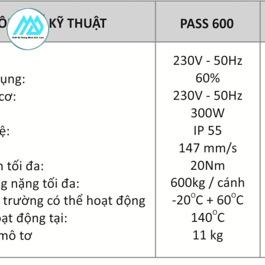 Motor cổng lùa Italia PASS 600-800