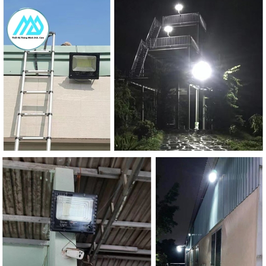 Đèn pha năng lượng mặt trời 300W JinDian JD-8300L