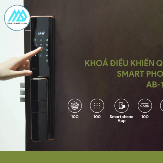 Khoá Cửa Thông Minh- Điều Khiển Qua SMARTPHONE MD-14B