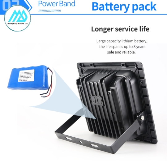 ĐÈN NĂNG LƯỢNG MẶT TRỜI 100W JINDIAN JD-8800L