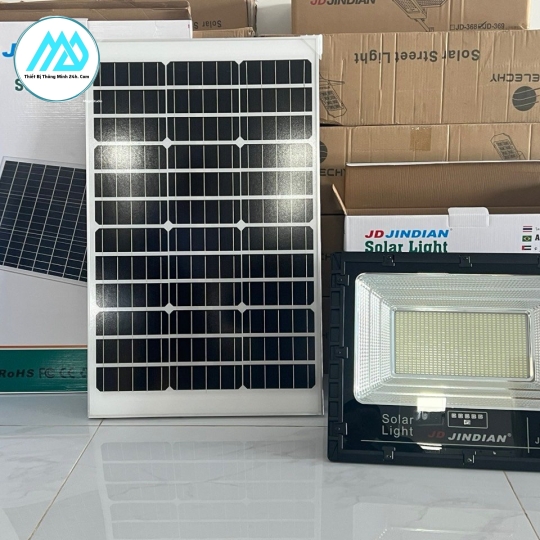 Đèn pha năng lượng mặt trời 500w JD-8500L-chính hãng JINDIAN NEW