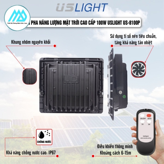 Đèn Năng Lượng Mặt Trời JinDian MD-8860 - Giải Pháp Chiếu Sáng Tiết Kiệm